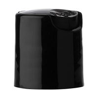 Picture of 20-410 Black PP Smooth Wall Disc Top Cap
